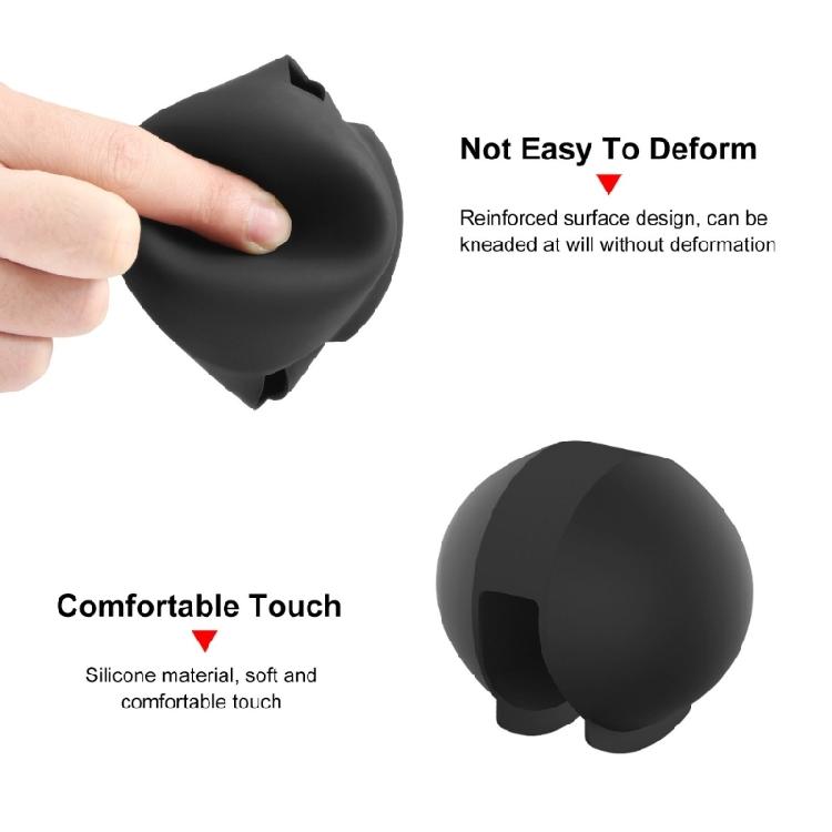 Camera Lens Cover Soft Silicone Guard Dustproof for 360 X5 Camera Smooth Texture Quick Installation