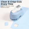 Stamp Shaped Paper Punch, Portable Hole Puncher for Crafts, Scrapbooking Supplies, DIY Card Making & Paper Crafting Tool