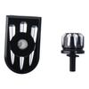 Qicarkey Motorcycle Rear Fender Seat Bolt Tab Screw Kit, Black