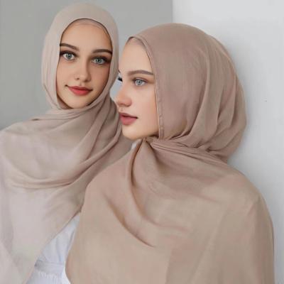 Damen Kopftuch Einfarbig Weich Atmungsaktiv Breit Kopfwickel Vielseitig Glatte Haptik Schal Modeaccessoires