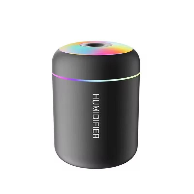 180ML Auto Mini Aroma Diffuser Parfum Luchtbevochtiger Essentiële Olie Luchtreiniger Aromatherapie Kleurenlichten Voor Auto Huis Slaapkamer