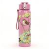 1PC Little Bird Nest On Flower Branch Print 750ml Color Plastic Sports Water Bottle Leakproof Flip Straw Lid Suitable for Sports Office Home Use