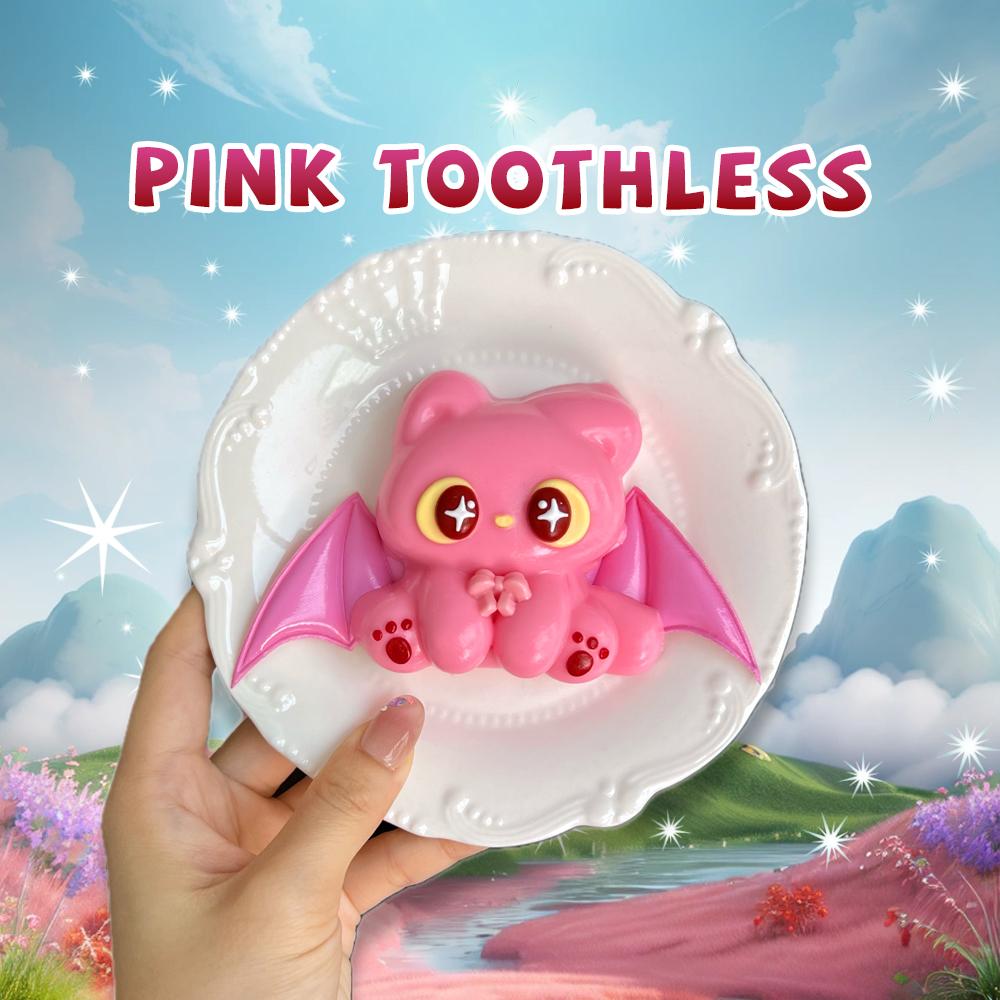 Toothless Food-Grade Silicone Taba Squishy, Office Stress Relief Creamy Soft Handmade Squeeze Toy, Christmas Halloween Gift