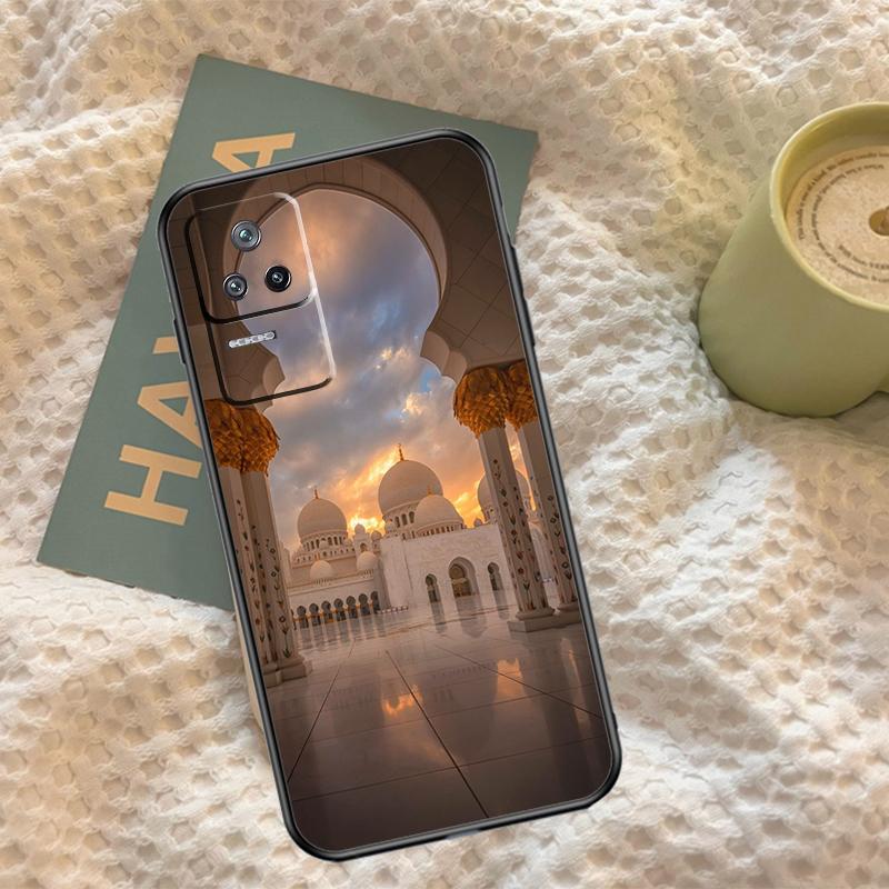 Arabic Muslim mosque building Case For Xiaomi 15 Ultra 13 14 11T 12T 13T 14T Pro POCO X7 Pro F5 F6 M6 X3 X5 X6 Pro Cover