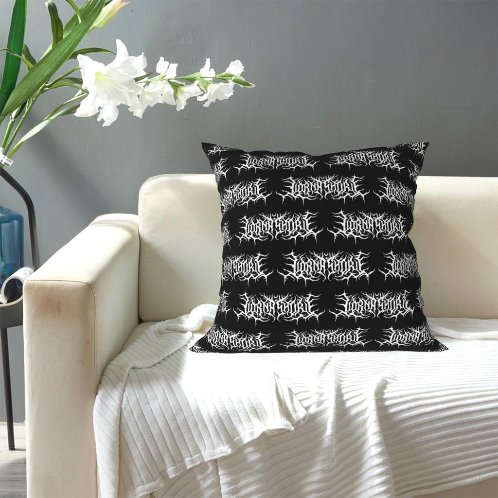 Lorna Shore Merch Lorna Shore Logo Square Pillowcase Pillow Cover Cushion Zip Decorative Comfort Throw Pillow for Home Car