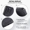 For iPhone 16 Pro Max Case Ring Kickstand PC+TPU Shockproof Phone Back Cover