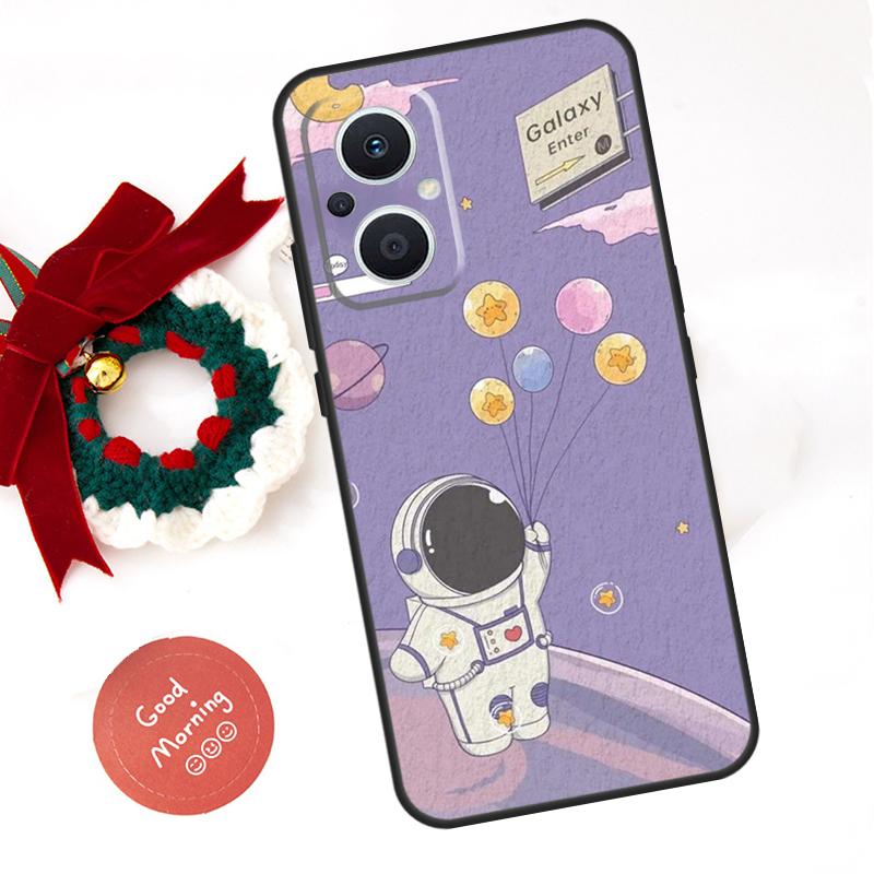 Star Astronaut Cute Funda For OPPO Reno 13 F 14 10 11 12 Pro 12F 11F 14F 7 8 Lite OPPO Find X9 X8 X6 X5 Pro Case