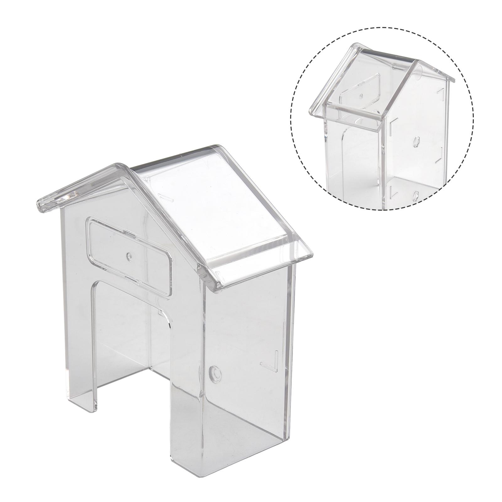 Transparent Cover Doorbell Waterproof Case Convenient