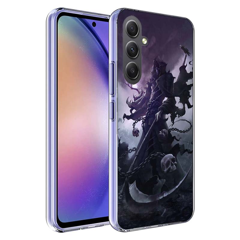 Death Grim Reaper Skull Phone Case For Samsung A70 A50S A40 A30 A20E A16 A26 A36 A56 A17 Galaxy Note 20 10 9 8 A71 A51 A41 A31 A