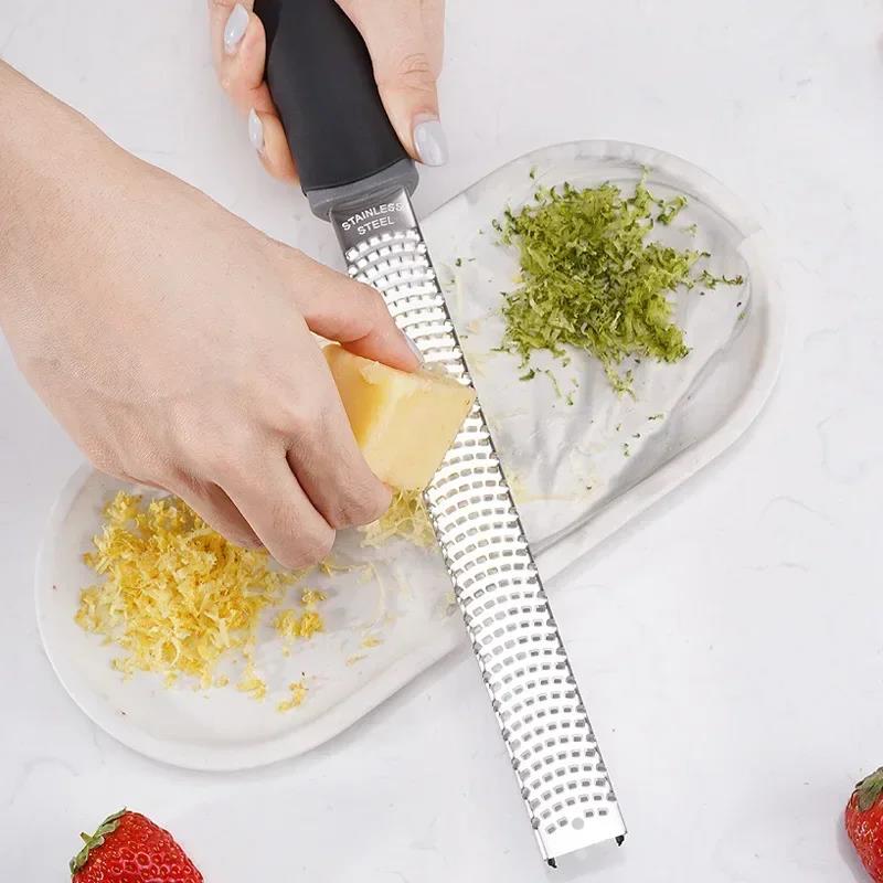 FAIS DU High Quality Stainless Steel Peel Lemon Cheese Vegetable Grater Peeler Sharp Blade Choppable Cheese Kitchen Tools 1