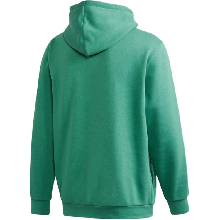 Adidas Originals Trefoil Stripe Hoodie Jacket Men Outerwear Green FM3766