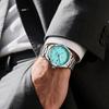 New Luxury Men Watch Top Brand Classic Business Stainless Steel Dual Calendar Quartz Wrist Watch for Men Reloj Hombre