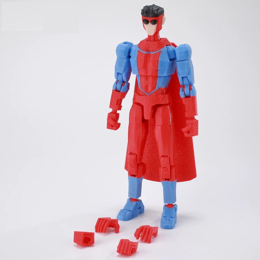 3D-Printed Articulated Action Figures Collectible Toys for Adults And Kids