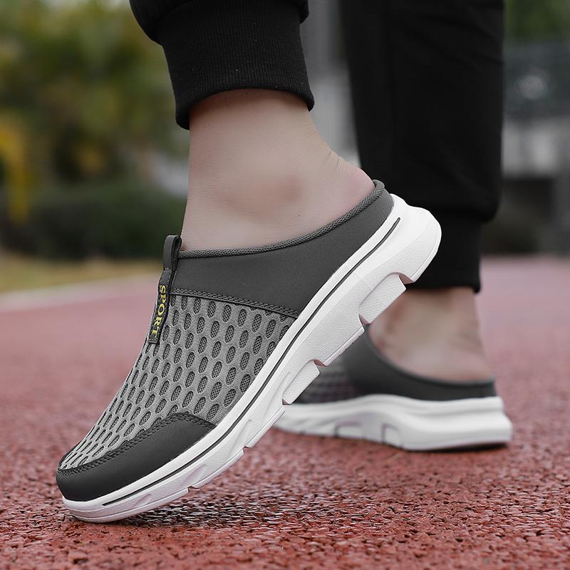 Prodyšné poloviční pantofle Ultra lehké vnitřní a venkovní pantofle Dámské pantofle Pánské vnitřní pantofle