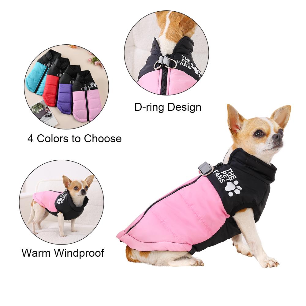 Warme Winter Haustierkleidung Winddichte Hundejacke Mantel Für Kleine Große Hunde Labrador Kostüm Französische Bulldogge Golden Retriever Outfits