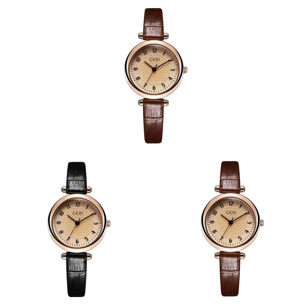 Vintage Style Ladies Watch With Water Resistant Quartz Movement For Gift Or Daily Wear