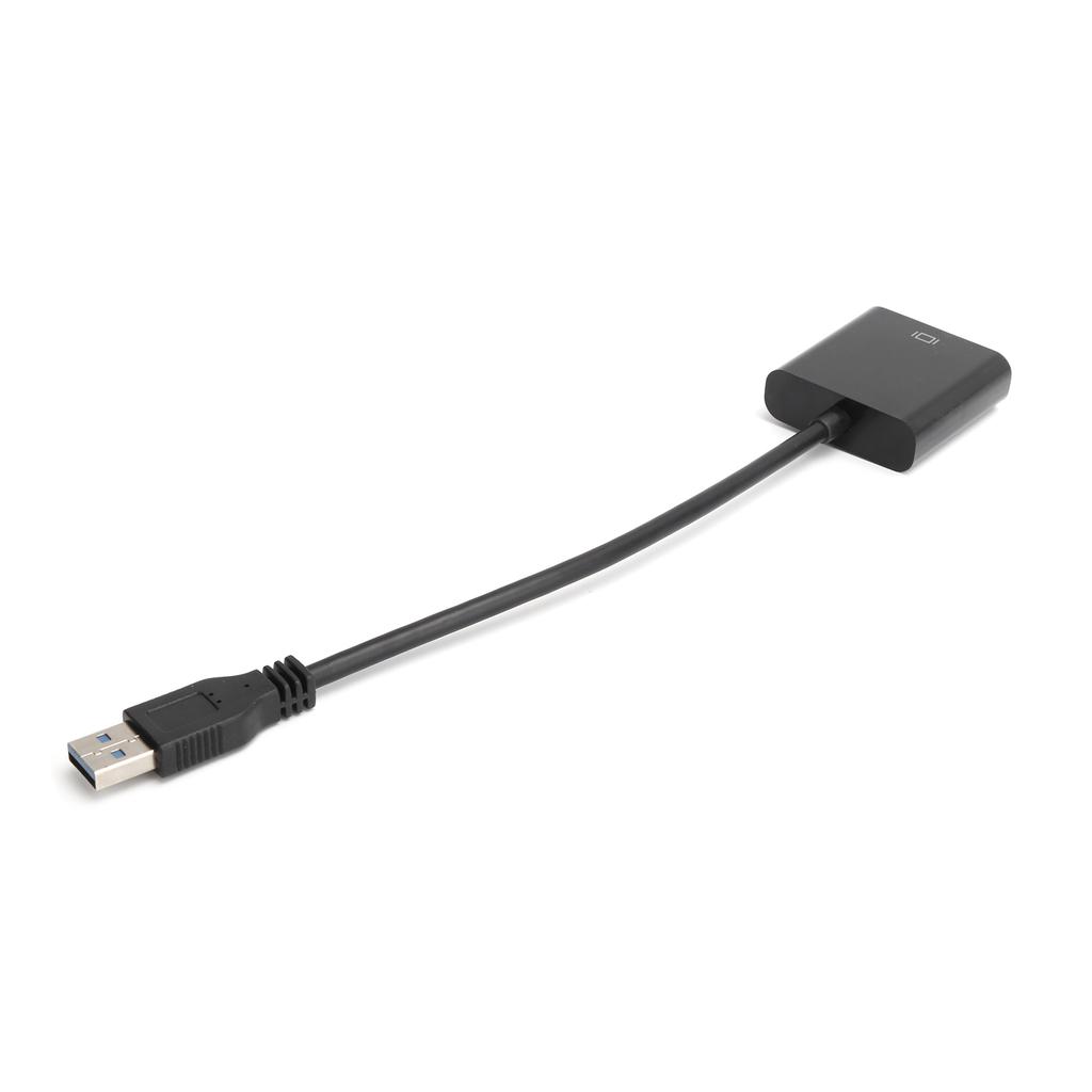 USB 3.0 to VGA Adapter Cable 1920x1080 Audio Video Converter 5.0Gbps for Windows 7 8 10