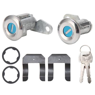 2 Set Cilindro Serratura Porta 5070001 Antifurto con Chiavi Ricambio Interruttore Accensione Auto per Ford