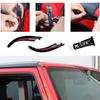 Car Roof Water Rain Gutter Diverters ABS Hardtop Rain Water Deflector Extension For Jeep Wrangler JK 2007-2017 JL 2018-2013 DIY