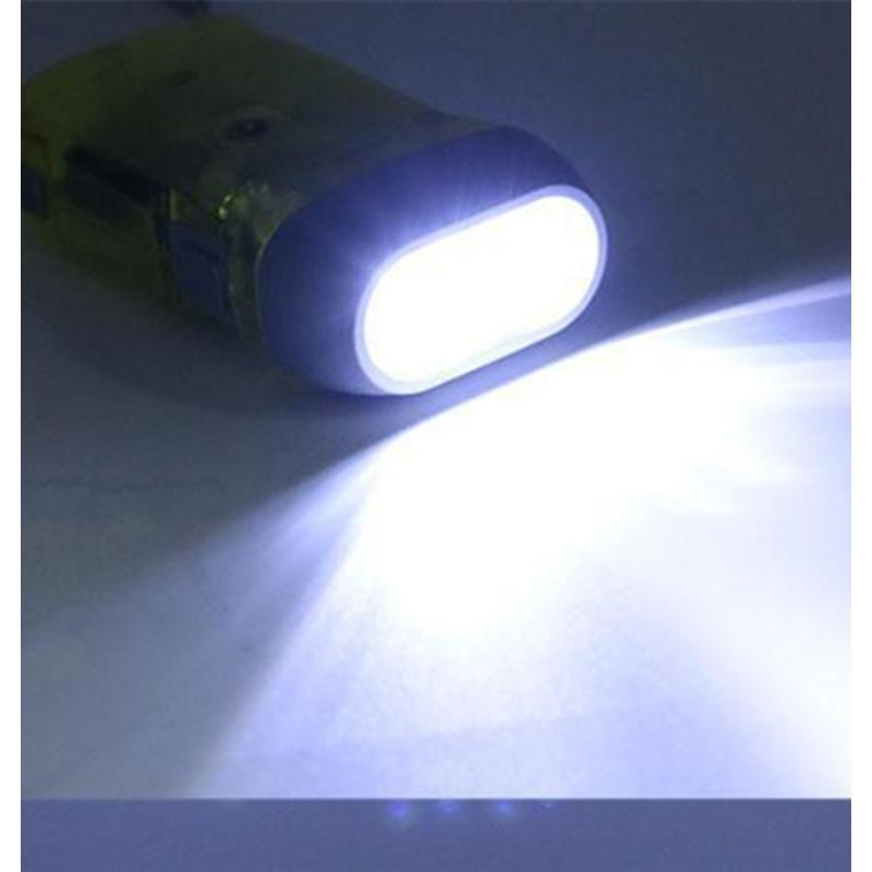 LED Dinamo Kurmalı El Feneri Elle Basmalı Kurmalı Pilli El Feneri