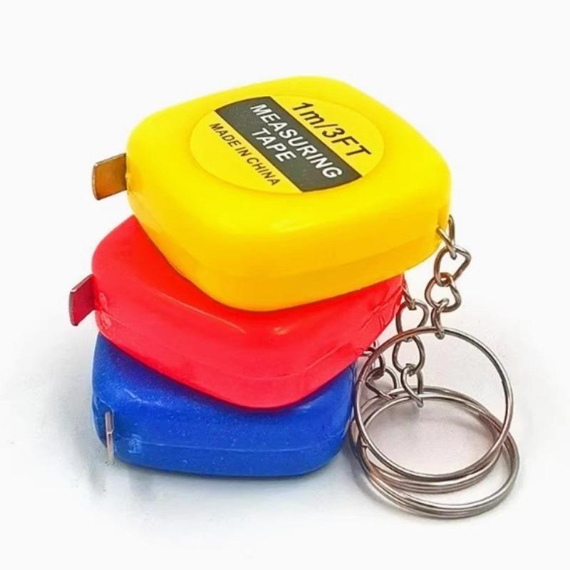 Maßband, Messlineal, Haushalts-Schneiderlineal, Schlüsselanhänger zum Mitnehmen, 1-Meter kleines Maßband, Ausziehbares Lineal, Messlineal