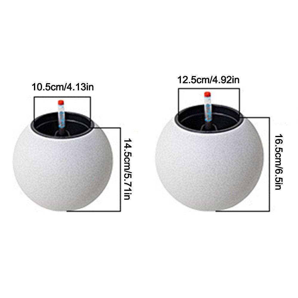 Spherical Automatic Watering Flower Pot Plastic Water Storage Flower Pot Potted Flower Pot  Garden