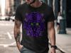 Skull Tech T-Shirt - Futuristic Cyberpunk Graphic Tee for Men & Women