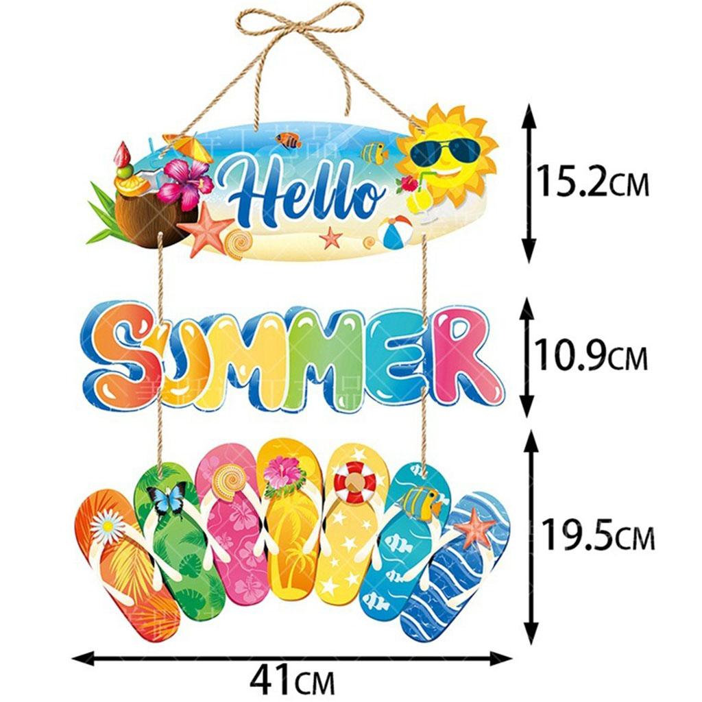 

Гавайские дверные подвески, летнее украшение для вечеринки, летняя вешалка для мороженого, летнее украшение для двери дома, подвесные украшения