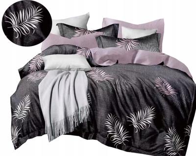 Warm Flannel Bedding 200x220 + Pillowcases Polish 3 Pieces Lines, Flowers