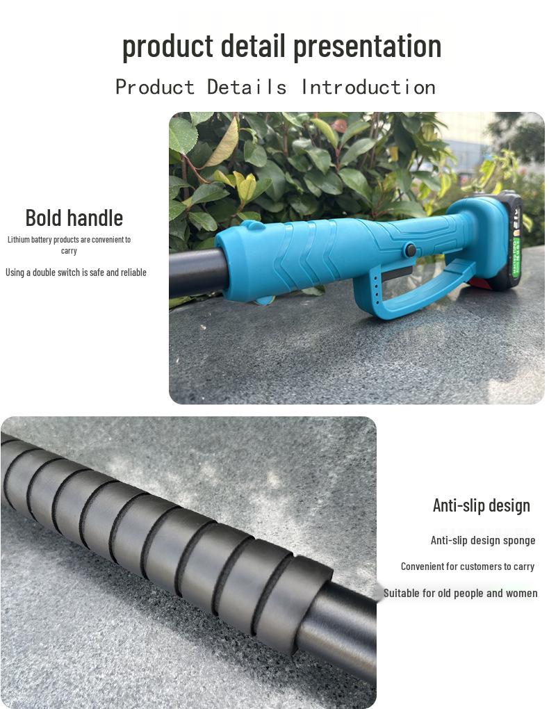 Divine Tool Telescopic Electric Pruning Saw with Lithium Battery for High Branches and Fruit Trees.