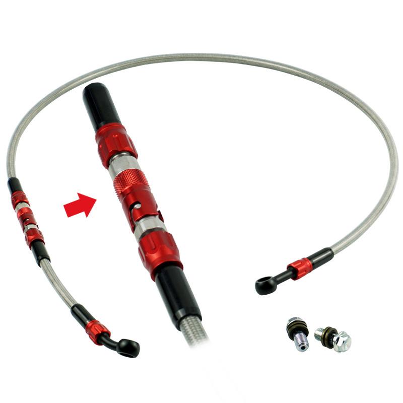 Motorcycle Brake Hose AN3 Aluminum Alloy Braided Brake Line for ATV Pit Dirt Street Racing Bike