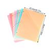 Colorful Binder Dividers 3 Holes Designs Sturdy PP for Notebook Journals Daily Organization