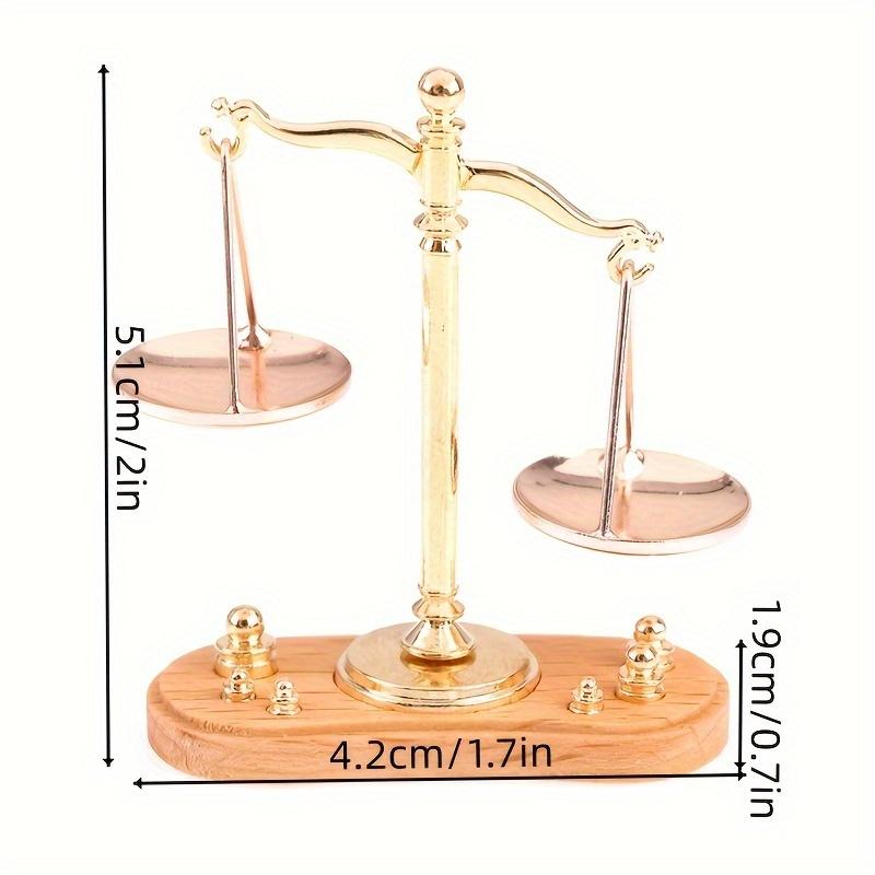 Classic Balance Decoration, Small Retro Balance Scale, Portable DIY Collectible Item, Authentic Miniature Collectible Accessory