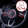 For Mazda 3 CX-30 CX30  -  CX-50 CX50   2024 Steering Wheel Buttons Frame Trims Circle Sequin Cover Car Stickers