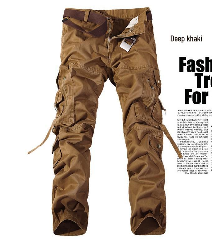 

Мужские повседневные брюки карго с несколькими карманами, больших размеров, в уличном стиле, европейского и американского дизайна 30