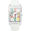 Michel Jurdain Women's Sports Watch Diamond Leather White SL-3000-6