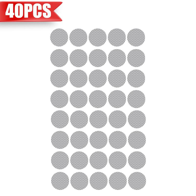 8010PCS Car Helmet Safety Warning Reflective Stickers Night Safety Driving Warning Stickers Universal Luminous for Night Riding