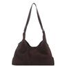 Premium Suede Retro Shoulder Armpit Bag Women's Fashion Versatile Commuter Large Capacity Messenger Tote Bag