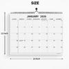 Wall Calendar 2026, 2026 Calendar January 2026 To June 2027, 14"×11" Hanging Calendar for Home Office School Planning (Simple, Horizontal)