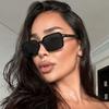 INS Sunglasses Fashion Retro Trendy UV Resistant Square Sun Glasses For Men And Women Outdoor Sunscreen Sunshade Eyeglasses