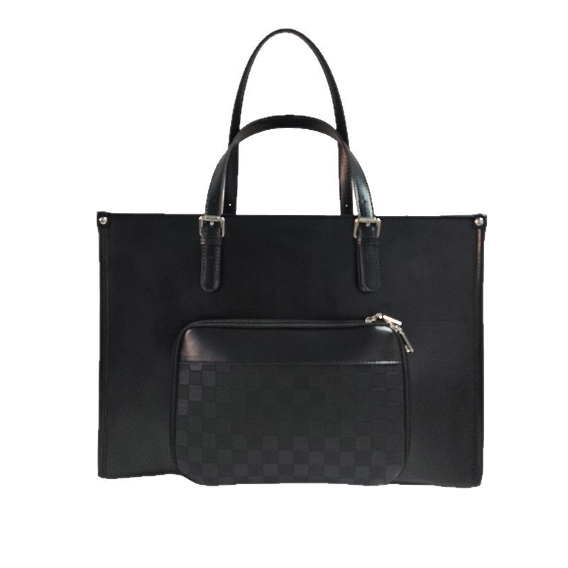 

Tote Bag Women S Bag Shoulder Large Bag Light Luxury Niche Large Capacity Commuter Handbag 42*18*30 чорний