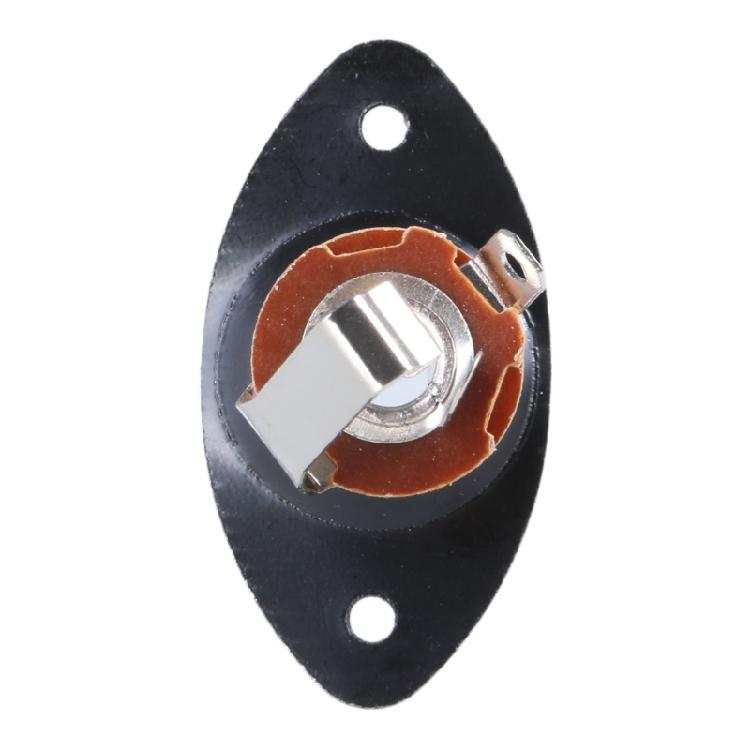 Electric Guitar Jack Output Jackplate Indented Curved Output Socket With Screws