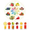 Manual Hand Fruit Juicer Press Aluminum Alloy Hand Squeezer Handheld Citrus Juice Extractor for Orange Lemon Pomegranate for Squeezer Home Kitchen Use