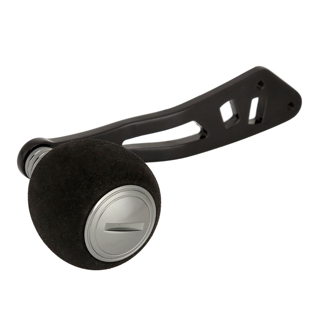 Fiskerullehandtag EVA-knopp med beslag Reservdelar för lågprofilrulle (Vapen färg)