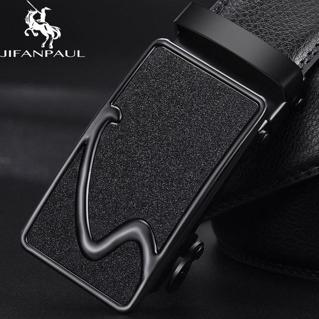 Nuova Cintura da Uomo Vera Pelle Fibbia Automatica Cinture di Alta Qualità per Uomini Marchio di Lusso Moda Cintura Business Uomo
