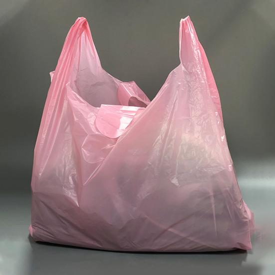 Yousheng 25 szt. Torby na zakupy spożywcze ze wzmocnionymi uchwytami, mocne, o dużej nośności, wielofunkcyjne, jednorazowe worki na śmieci