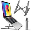 Laptop PC Tablet iPad Aluminum Ergonomic Height and Angle Gray Stand, Stand, Stand, Stand, Alloy, Foldable, Non-slip, Lightweight, Design, 6-Stage