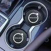 AAJK1 Auto Podtácky s texturou uhlíkových vláken Koženkové PU Polštářek na hrnek s vodou Pro XC90 XC60 V50 S60 V70 V60 V40 S90 olestar AWD XC40 S80