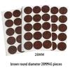 Self-Adhesive Protective Pads for Table and Chair Legs - Anti-Collision, Noise-Reducing, Solid Wood Furniture Cushioning