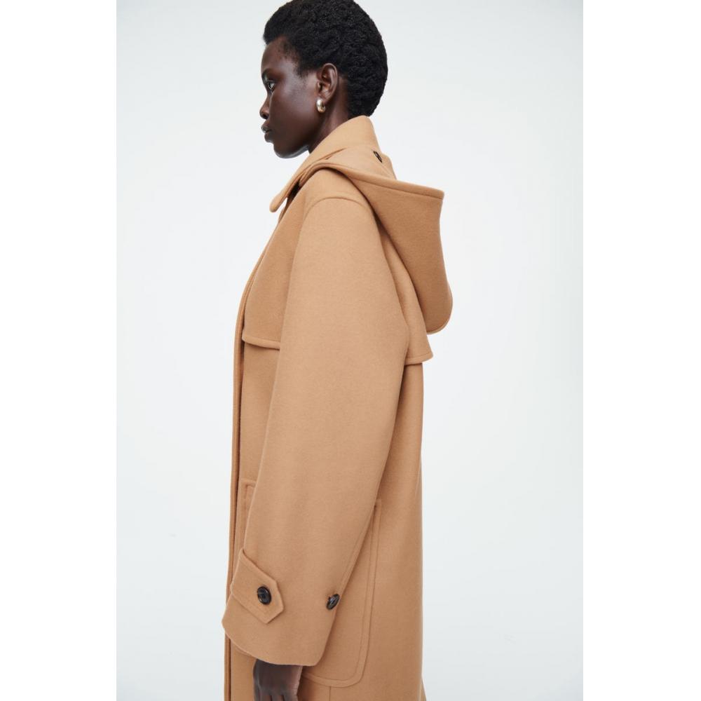 Cos Japan Hooded Wool Duffle Coat